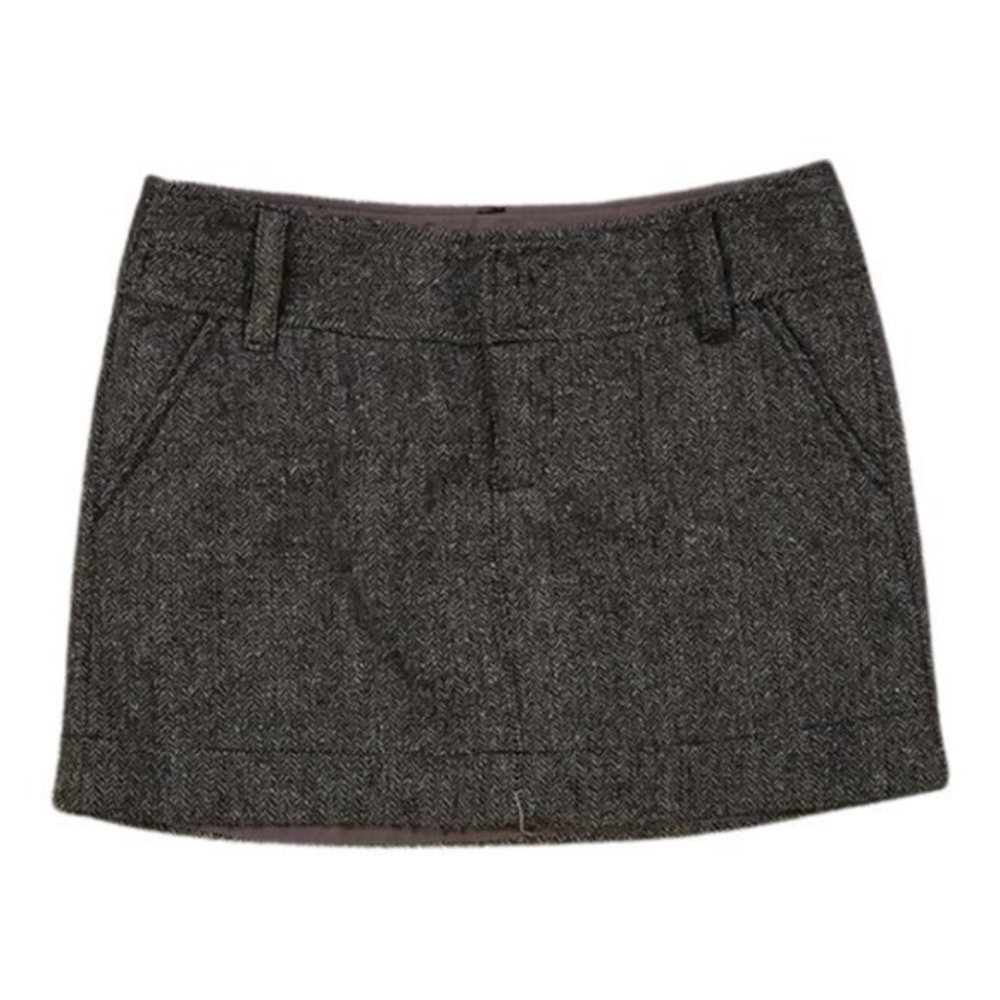 [American Eagle] Brown Wool Mini Skirt- Sz 2